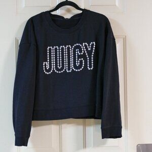 Juicy Couture Crew Neck Cropped Sweatshirt